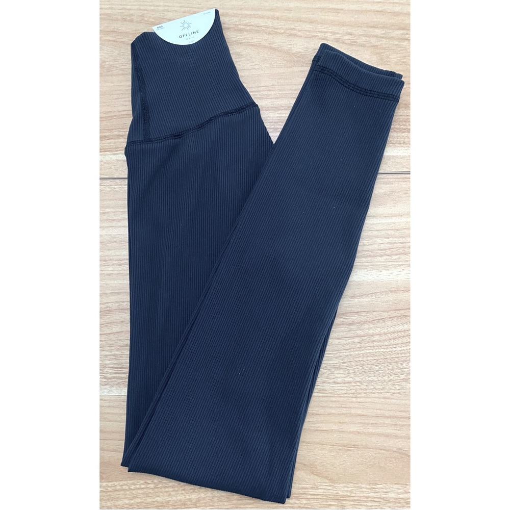 New Offline by Aerie 7/8 Ribbed Legging Size XXS